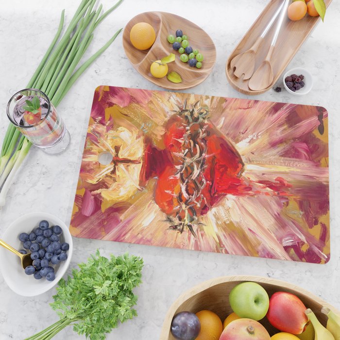 Sacred Heart II Cutting Board Gallery Image 2