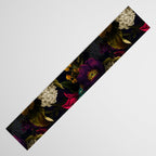 Midnight Hours Dark Vintage Flowers Garden Table Runner Gallery Image 3