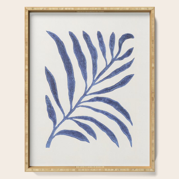 Linocut Branch #1 Serving Tray Gallery Image 1