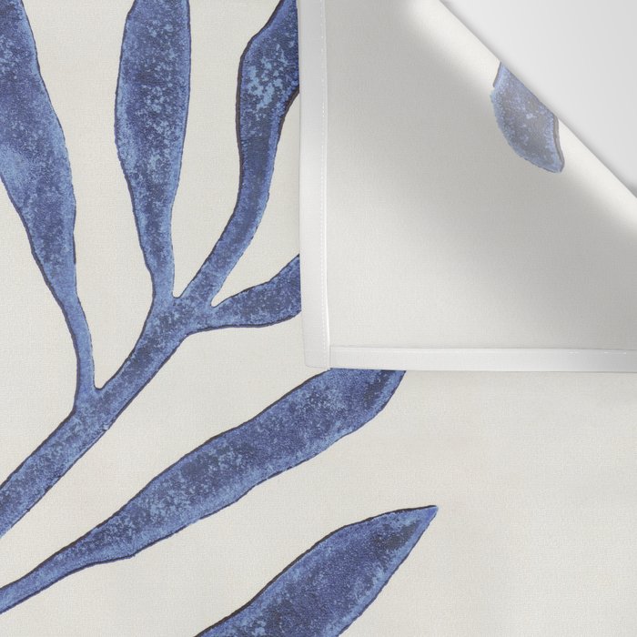 Linocut Branch #1 Wall Tapestry Gallery Image 3