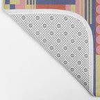 Geometric Composition Colorful Bath Mat Gallery Image 2