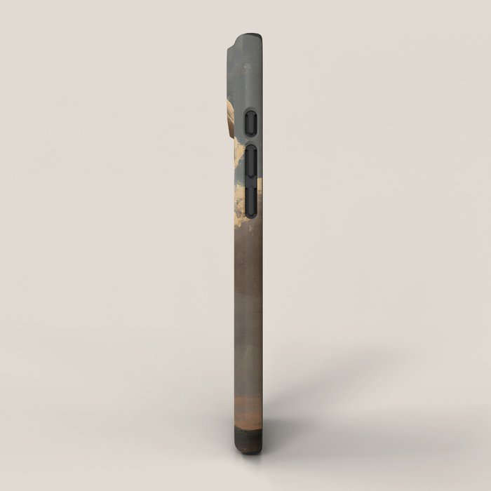 "Cloud Study" by Knud Baade, circa 1830s iPhone Case Gallery Image 2