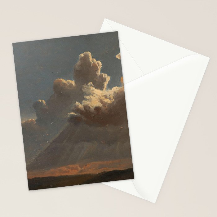 "Cloud Study" by Knud Baade, circa 1830s Stationery Card Gallery Image 2