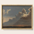 "Cloud Study" by Knud Baade, circa 1830s Serving Tray Gallery Image 1