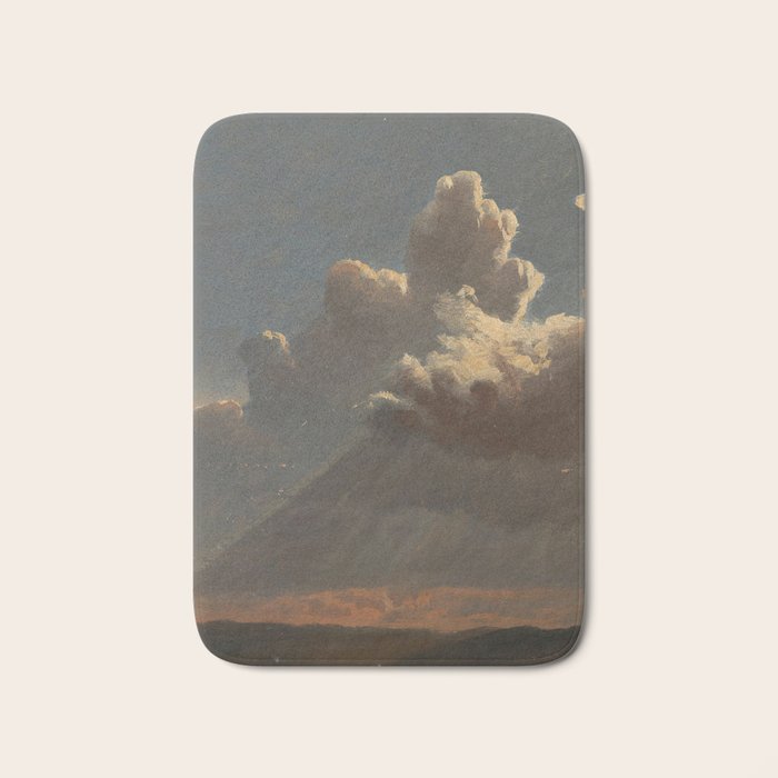 "Cloud Study" by Knud Baade, circa 1830s Bath Mat Gallery Image 1