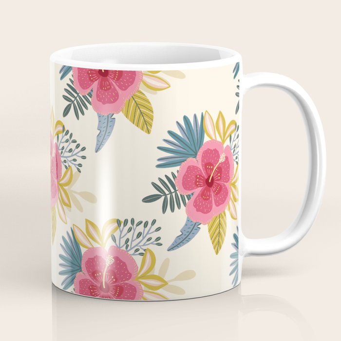 Tropical Floral Coffee Mug Gallery Image 1