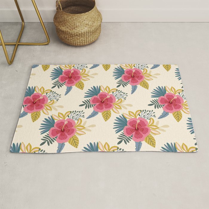 Tropical Floral Rug Gallery Image 1