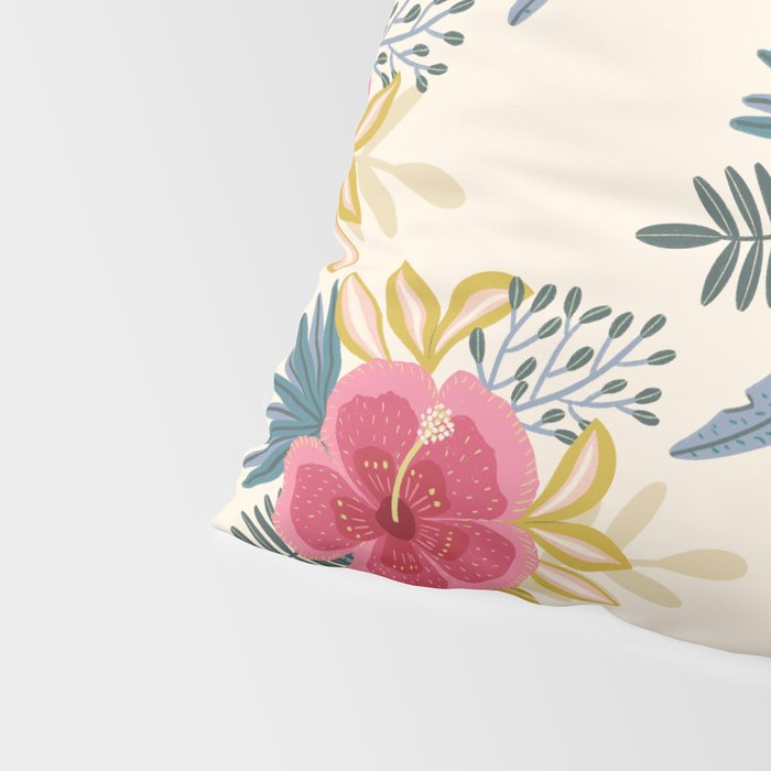 Tropical Floral Pillow Sham Gallery Image 4