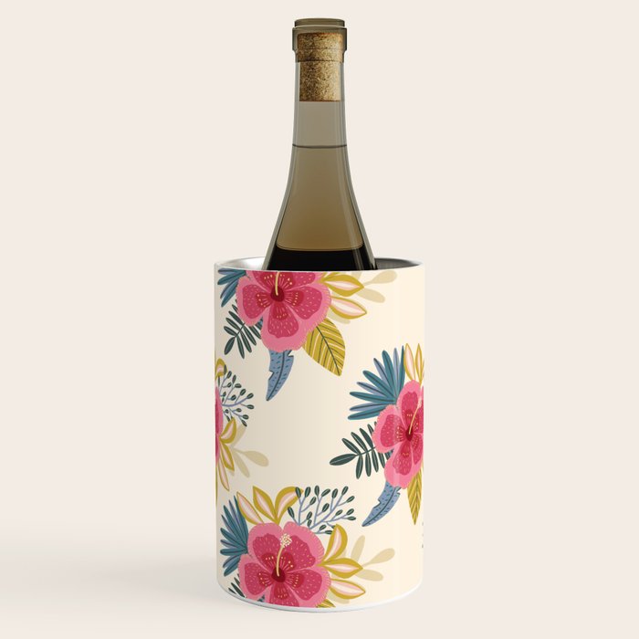 Tropical Floral Wine Chiller Gallery Image 3