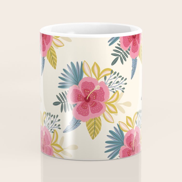 Tropical Floral Coffee Mug Gallery Image 4