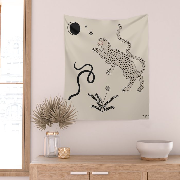 Desert Prey Wall Tapestry Gallery Image 2