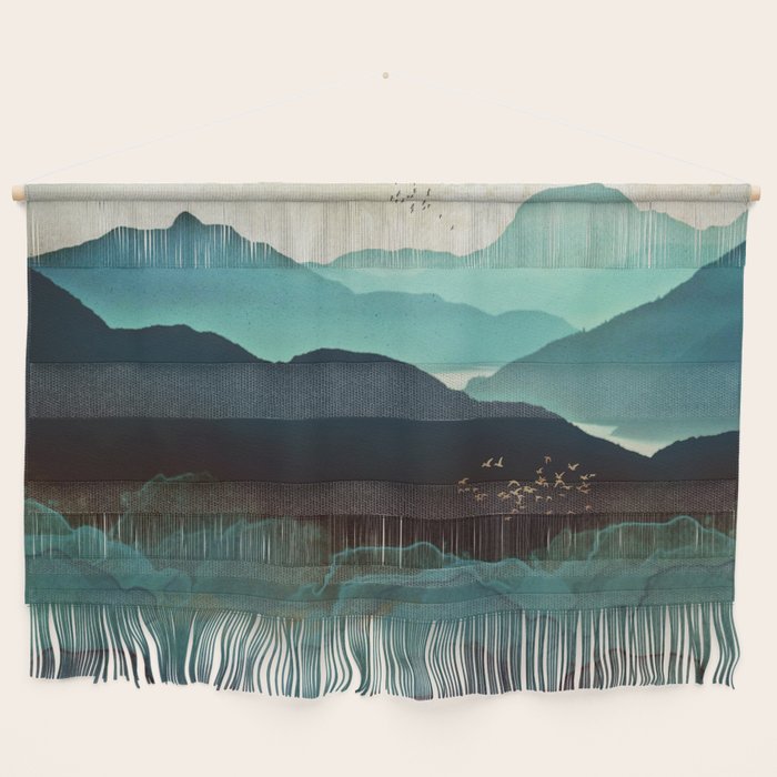 Indigo Mountains Wall Hanging Gallery Image 1