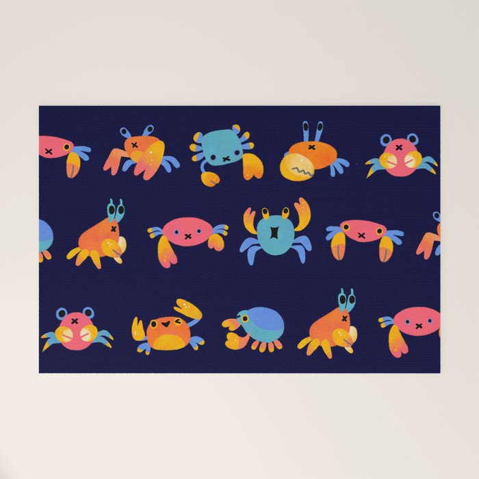 Crab Welcome Mat Gallery Image 1