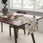 Moody Blooms Dark Neutral Table Runner Gallery Image 2