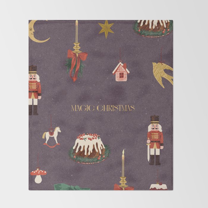 Cozy Christmas Things Throw Blanket Gallery Image 2