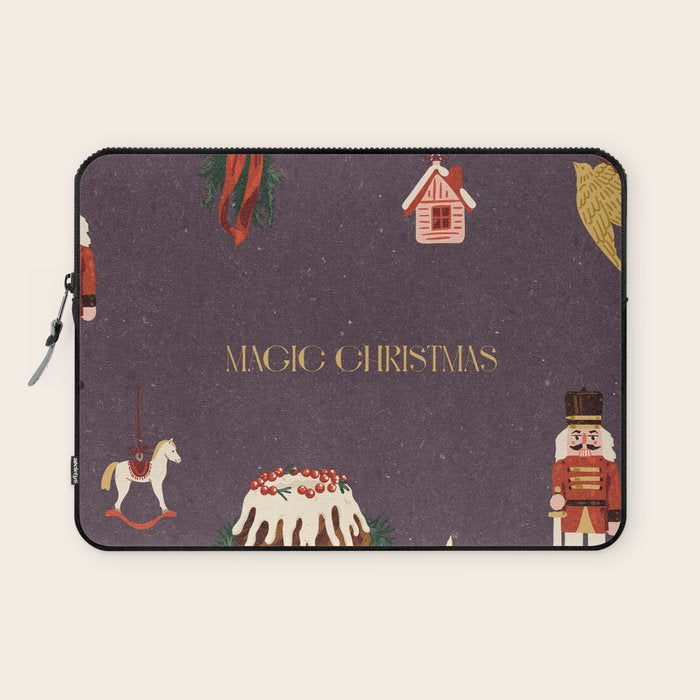 Cozy Christmas Things Laptop Sleeve Gallery Image 1