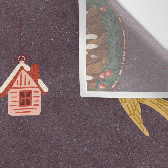 Cozy Christmas Things Wall Tapestry Gallery Image 3