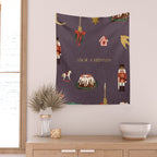 Cozy Christmas Things Wall Tapestry Gallery Image 2
