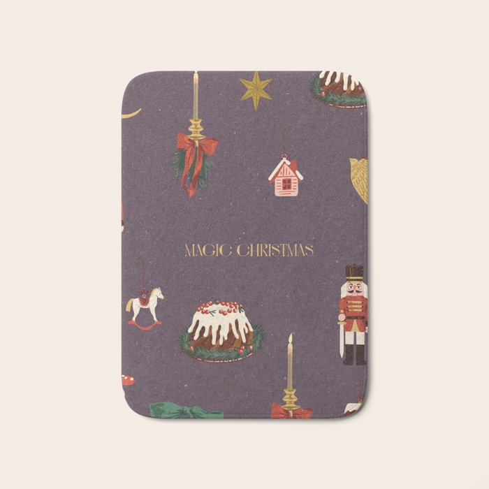 Cozy Christmas Things Bath Mat Gallery Image 1