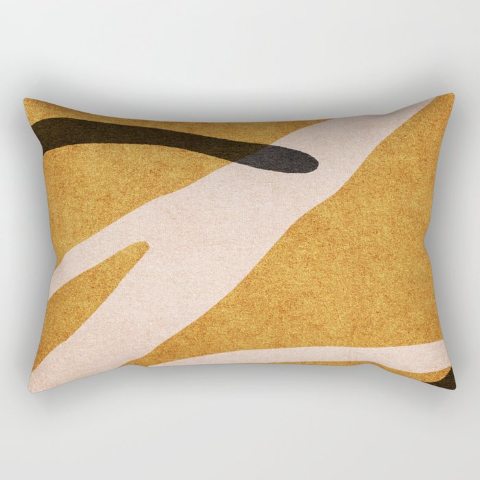 ABSTRACT ALPHABET / Script T Rectangular Pillow Gallery Image 2
