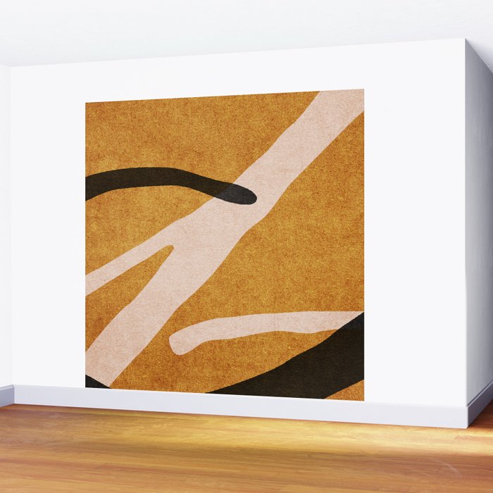 ABSTRACT ALPHABET / Script T Wall Mural Gallery Image 2