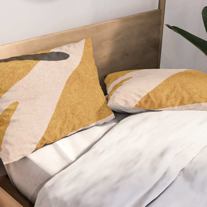 ABSTRACT ALPHABET / Script T Pillow Sham Gallery Image 2