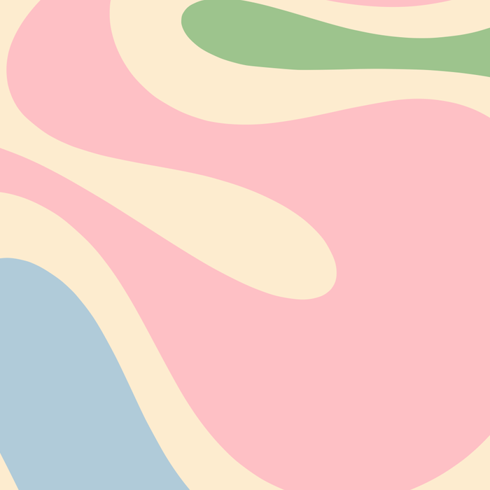 Smooth Contours Retro Modern Abstract Pattern Pastel Pink Blue Green Cream Coffee Mug Gallery Image 2