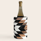 Urban Tribal Pattern No.13 - Aztec - Concrete and Wood Wine Chiller Gallery Image 3