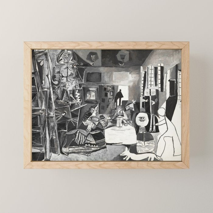 PIcasso The Maids Of Honor, Las Meninas, after Velázquez, 1957 Artwork Reproduction, Tshirts, Mini Art Print Gallery Image 1