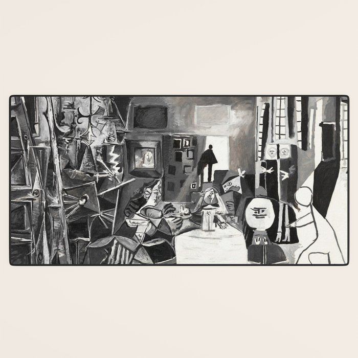 PIcasso The Maids Of Honor, Las Meninas, after Velázquez, 1957 Artwork Reproduction, Tshirts, Desk Mat Gallery Image 3