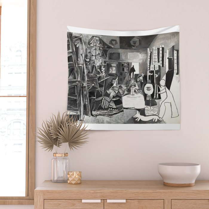 PIcasso The Maids Of Honor, Las Meninas, after Velázquez, 1957 Artwork Reproduction, Tshirts, Wall Tapestry Gallery Image 2