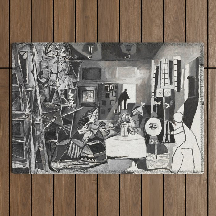 PIcasso The Maids Of Honor, Las Meninas, after Velázquez, 1957 Artwork Reproduction, Tshirts, Outdoor Rug Gallery Image 1