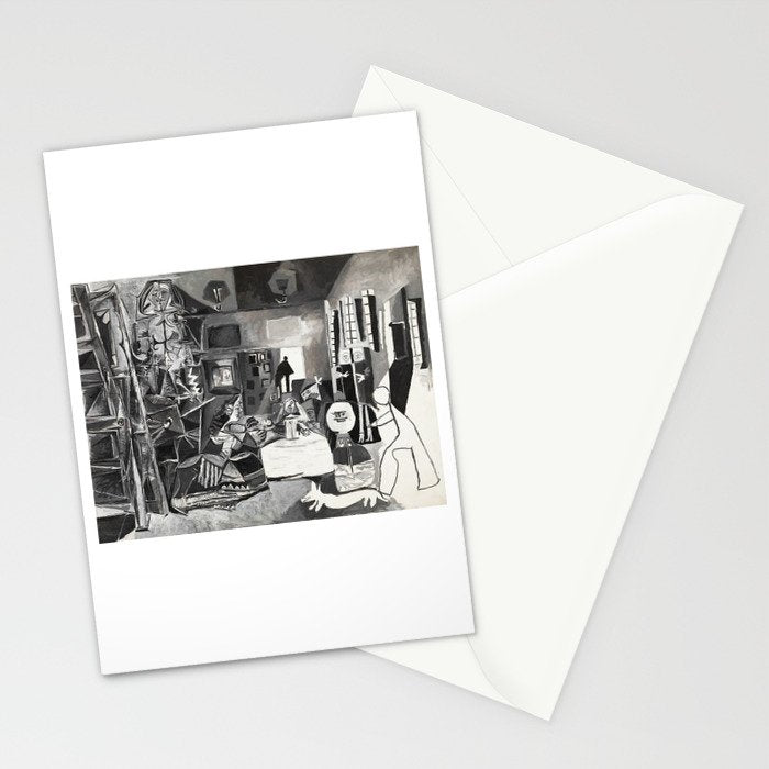 PIcasso The Maids Of Honor, Las Meninas, after Velázquez, 1957 Artwork Reproduction, Tshirts, Stationery Card Gallery Image 2