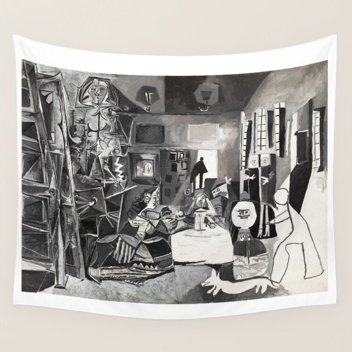 PIcasso The Maids Of Honor, Las Meninas, after Velázquez, 1957 Artwork Reproduction, Tshirts, Wall Tapestry Gallery Image 4