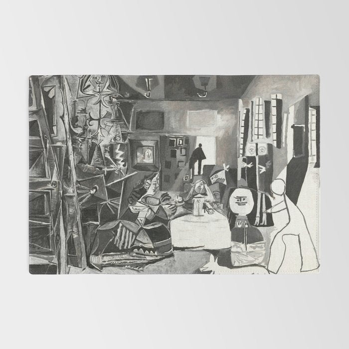 PIcasso The Maids Of Honor, Las Meninas, after Velázquez, 1957 Artwork Reproduction, Tshirts, Rug Gallery Image 2