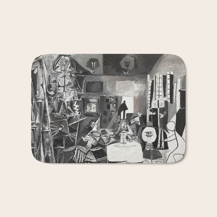 PIcasso The Maids Of Honor, Las Meninas, after Velázquez, 1957 Artwork Reproduction, Tshirts, Bath Mat Gallery Image 1