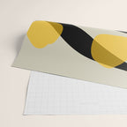Yellow Gray Abstract Vector Art Digital Painting Wrapping Paper Gallery Image 2