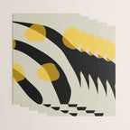 Yellow Gray Abstract Vector Art Digital Painting Wrapping Paper Gallery Image 3