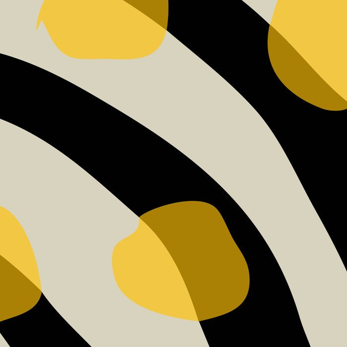 Yellow Gray Abstract Vector Art Digital Painting Coffee Mug Gallery Image 2