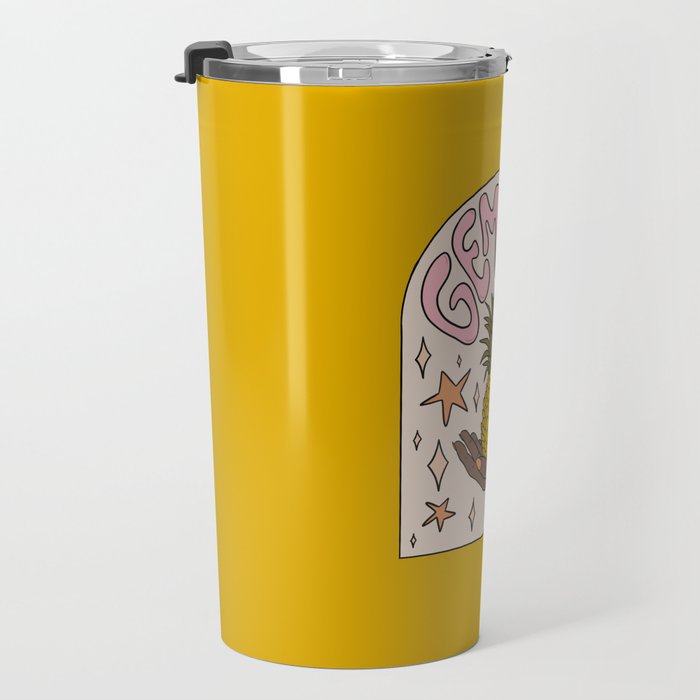 Gemini Pineapple Travel Mug Gallery Image 3