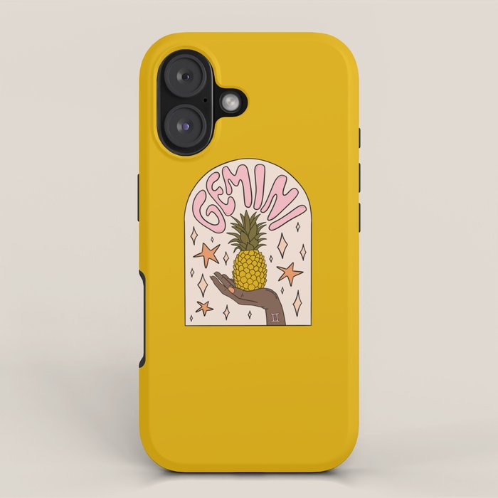Gemini Pineapple iPhone Case Gallery Image 1