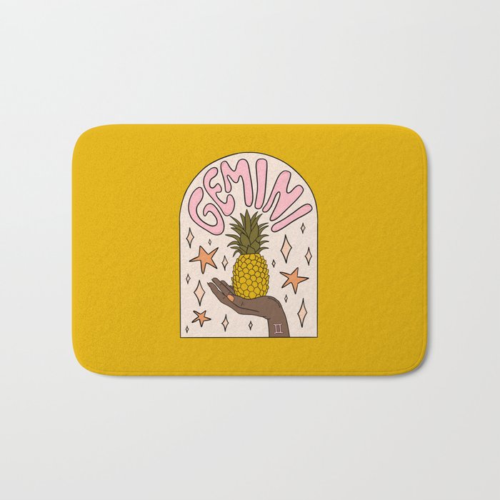 Gemini Pineapple Bath Mat Gallery Image 1