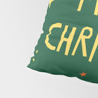 Merry Christmas hand lettering Pillow Sham Gallery Image 4