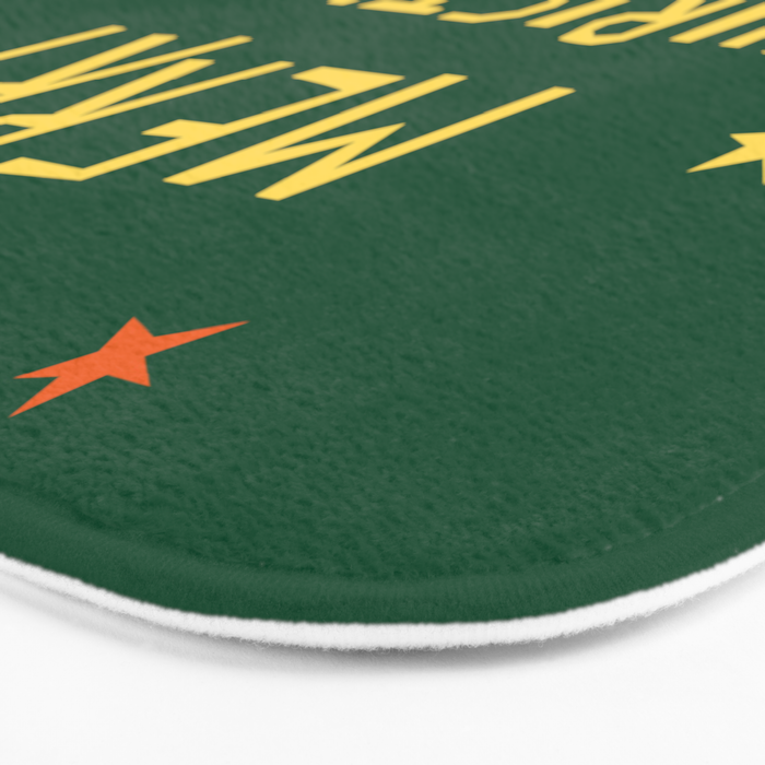 Merry Christmas hand lettering Bath Mat Gallery Image 3