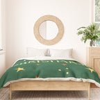 Merry Christmas hand lettering Duvet Cover Gallery Image 3