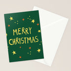 Merry Christmas hand lettering Stationery Card Gallery Image 2