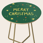 Merry Christmas hand lettering Side Table Gallery Image 2