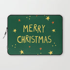 Merry Christmas hand lettering Laptop Sleeve Gallery Image 1