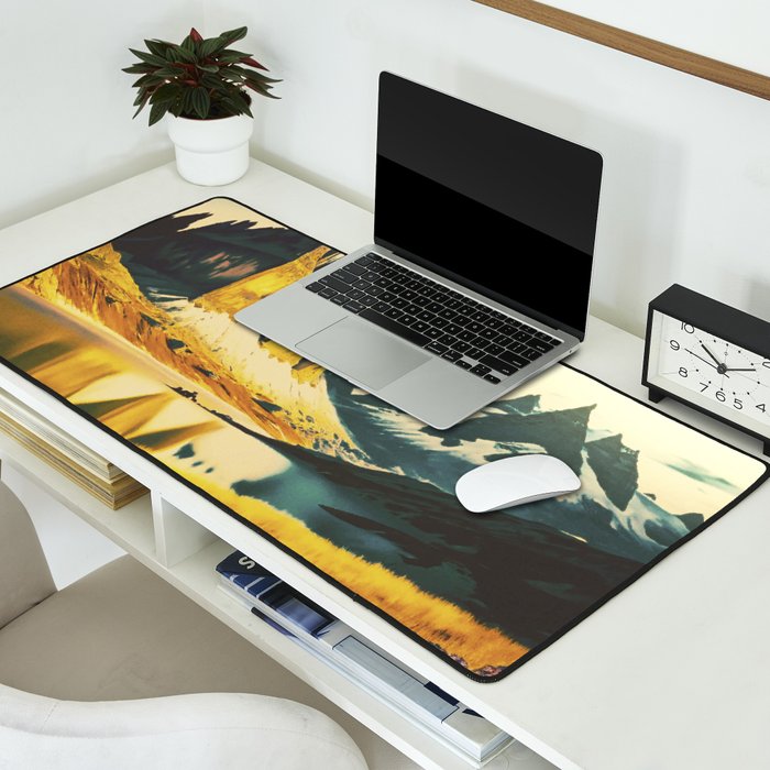 Travelling the Zenken Plains Desk Mat Gallery Image 2