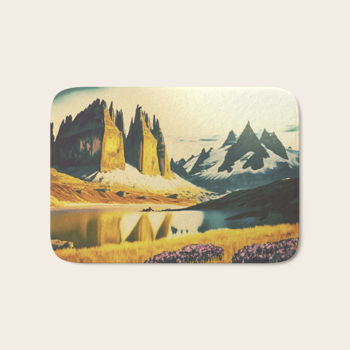 Travelling the Zenken Plains Bath Mat Gallery Image 1